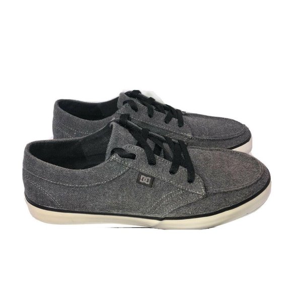 Men size 9 DC Dark Gray Skateboard Shoes sneakers - Picture 1 of 7